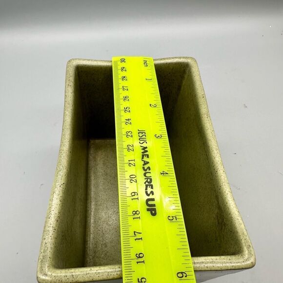 Haeger green vintage ceramic planter vase - Picture 7 of 8